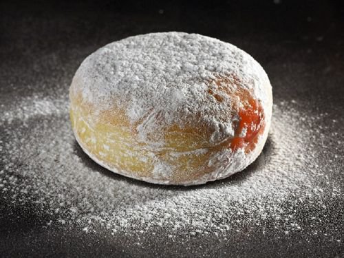 Pudra Şekerli Çilekli Donut (Adet)