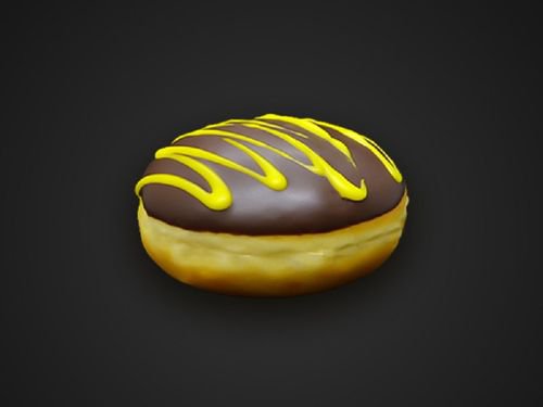 Çikolata Kaplı Muzlu Donut (Adet)