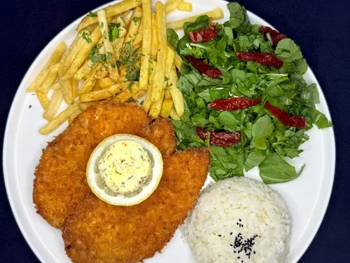 Mozzarellalı Tavuk Schnitzel