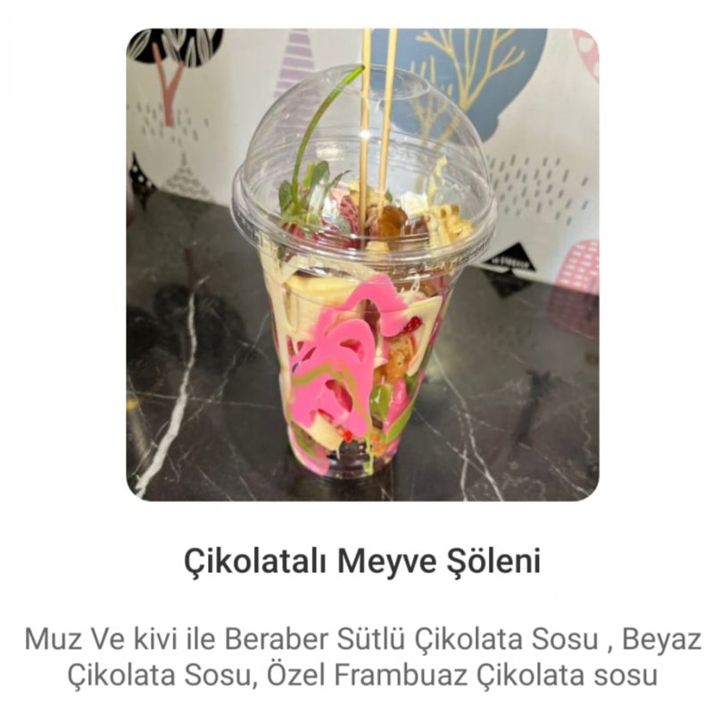 Çikolatalı Meyve Şöleni