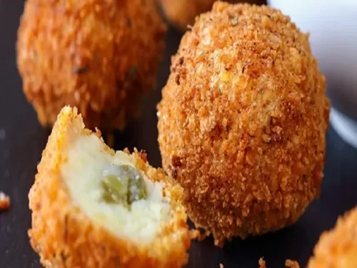 Panko Kaplamalı Cheddar Topları
