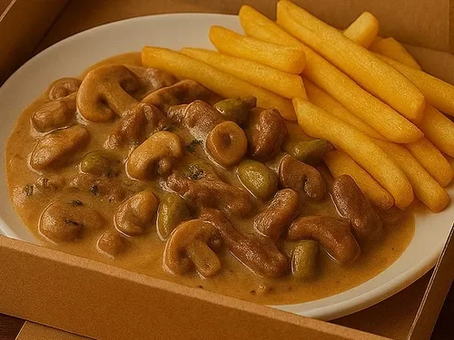 Beef Stragonof & Patates Tava