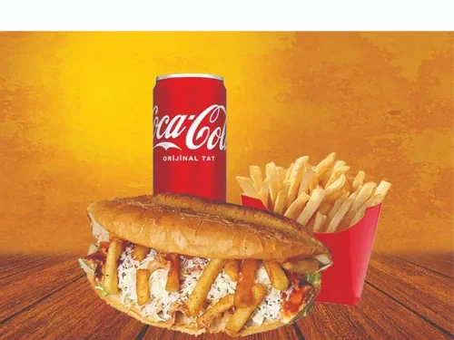 Jumbo Ekmek Patatesli Tavuk Döner Menü