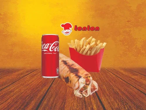 Kaşarlı Patatesli Tavuk Döner Dürüm Menü