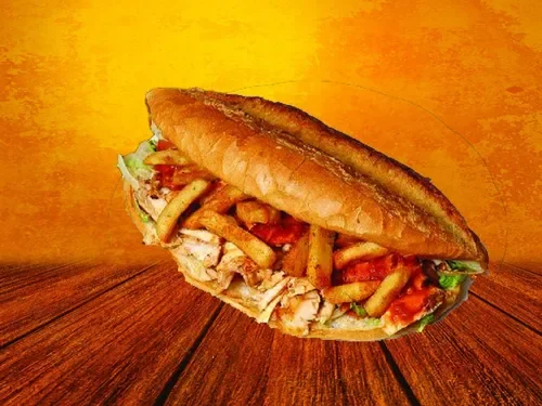 Jumbo Ekmek Patatesli Tavuk Döner