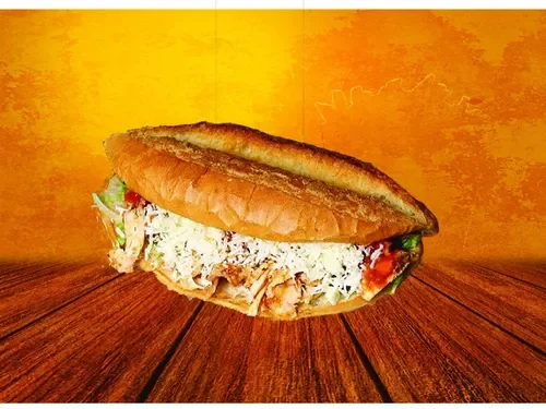 Jumbo Ekmek Kaşarlı Tavuk Döner