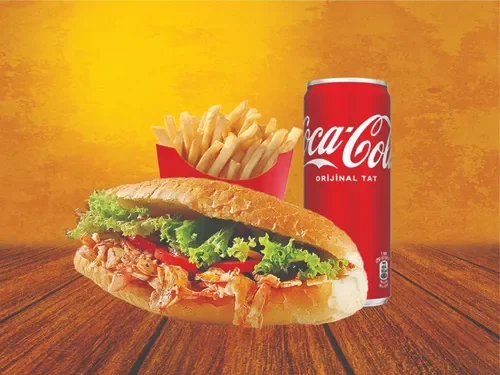 Duble Jumbo Tavuk Döner Menü
