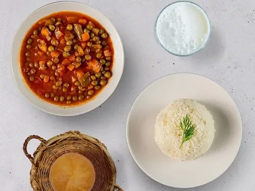 Bezelye & Pirinç Pilavı Menü
