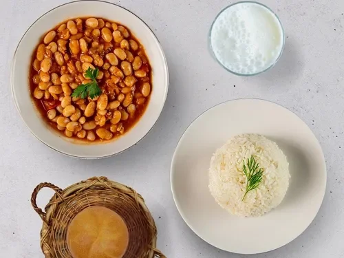 Anadolu Usulü Kuru Fasulye & Pirinç Pilavı Menü