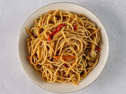 Spagetti Sebzeli