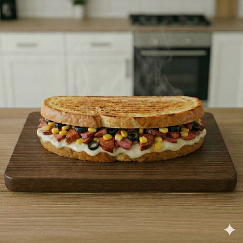 Duble Pizza Tost