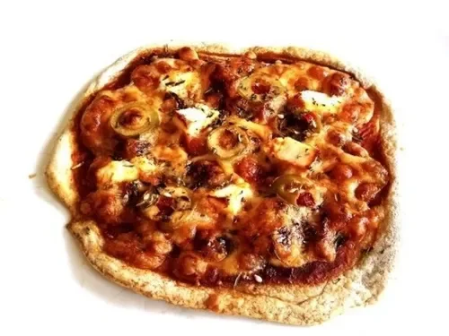 Mozzarella Peynirli & Zeytin & Lor Peynirli Pizza (Küçük Boy)