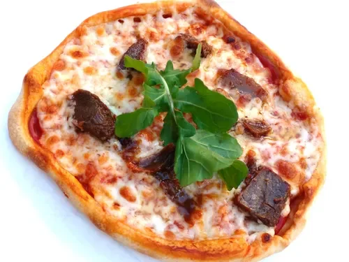 Oğlak Kavurmalı Sizza Pizza (Küçük Boy)