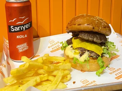 Double Cheese Burger Menü