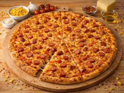 Sosisli Pizza (XXL Boy)